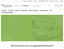 Tablet Screenshot of jonkmanopleidingen.nl